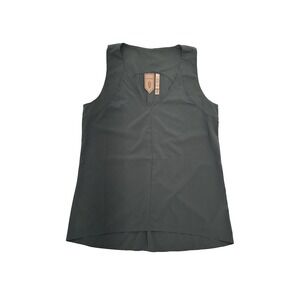 Indygena Halka Tank Top Green RECYCLED ATHLETIC material WOMENS tank size XS‎